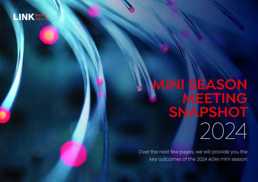 Cover image Mini AGM Snapshot 2024