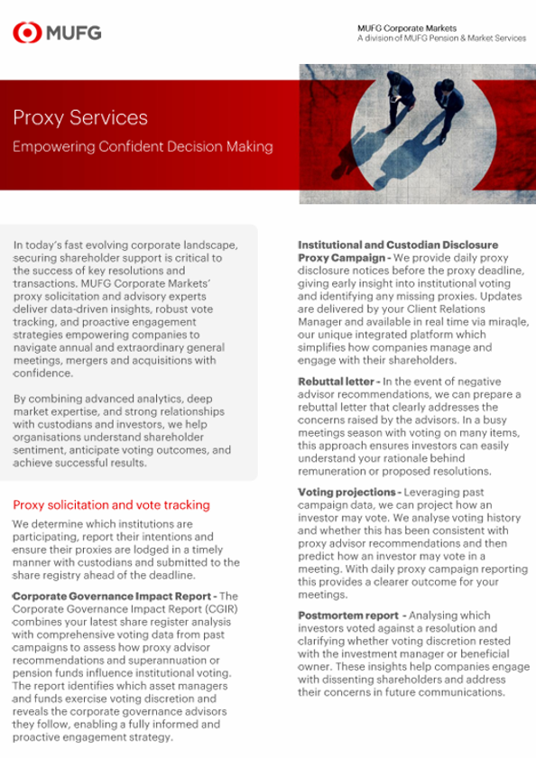 Proxy Services Cover