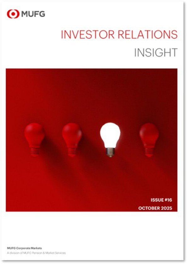 Ir Insight MPMS MUFG | Investor Relations Insight Issue 16